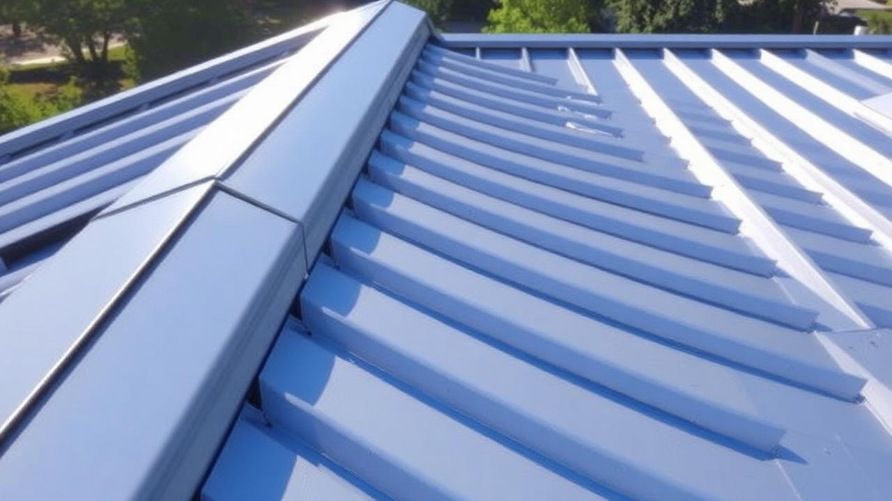 Standing-seam metal roof panels