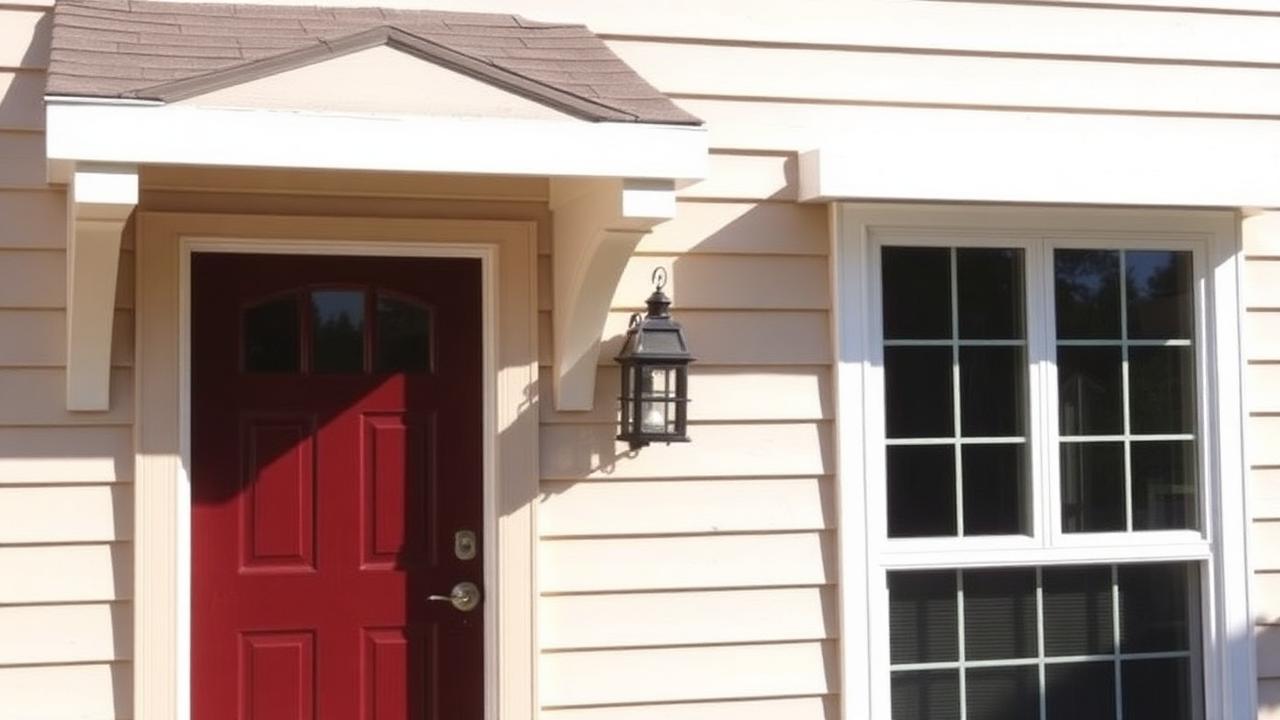 New residential window and front door